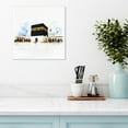 thumbnail image 5 of ZHONGYUTONG Mecca Canvas Wall Art Mecca Kaaba Watercolor Picture Prints Islamic Painting Muslim Wall Decor for Living Room Bedroom Framed (12.00" x 12.00"), 5 of 6