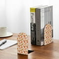 thumbnail image 5 of Pofeuu Autumn Plants Print Large Bookend Hold Heavy Books- Wood Bookends for Heavy Books Heavy Duty Book Ends Wood Bookends for Office Desk Non-Skid, 5 of 7