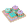 thumbnail image 1 of TISHITA EducationalStacking Toys Stack Geometric Board Blocks for Young Children Column, 1 of 8