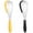 #2-Black【1 Mixer】, variant on Silicone Whisk Scraper, Stainless Steel Mixing Tool with Ergonomic Non-slip Handle and Hanging Hole for Baking Batter Eggs Cream, Vsgery