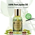 thumbnail image 2 of 100% Pure Jojoba Oil – Cold Pressed, Unrefined, Hydrating Oil for Face, Hair & Scalp | 3 packs by LatherGreen, 2 of 6