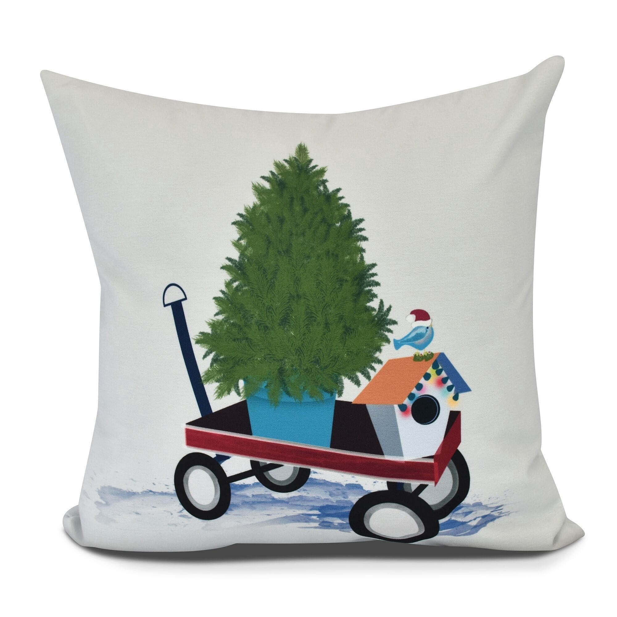 Simply Daisy, Take Me Home Geometric Print Outdoor Pillow
