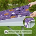 thumbnail image 6 of Halloween Themed Table Cover 36x36 Inch Square - Elastic Edge Design with Spooky Ghosts and Pumpkins Pattern for Festive Decor, 6 of 6