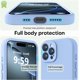 thumbnail image 3 of Funda de Silicona Premium, Forro de Microfibra Suave, para iPhone 16 Pro de 6.3 Pulgadas, Azul Claro, 3 of 7