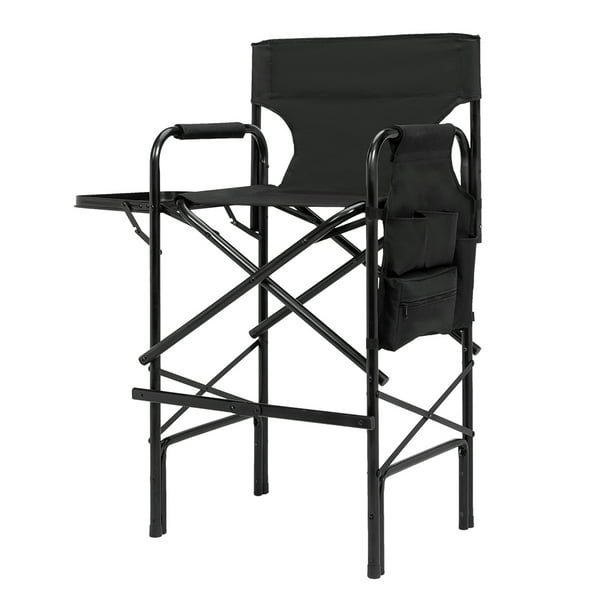 Keimprove Outdoor Tall Director Chair, Outdoor Director Bar Stools And Table