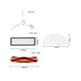 thumbnail image 3 of Replacement Parts Accessories Kits Compatible For 1c 2c 1t For F9 Robot Vacuum Cleaner, 3 of 5