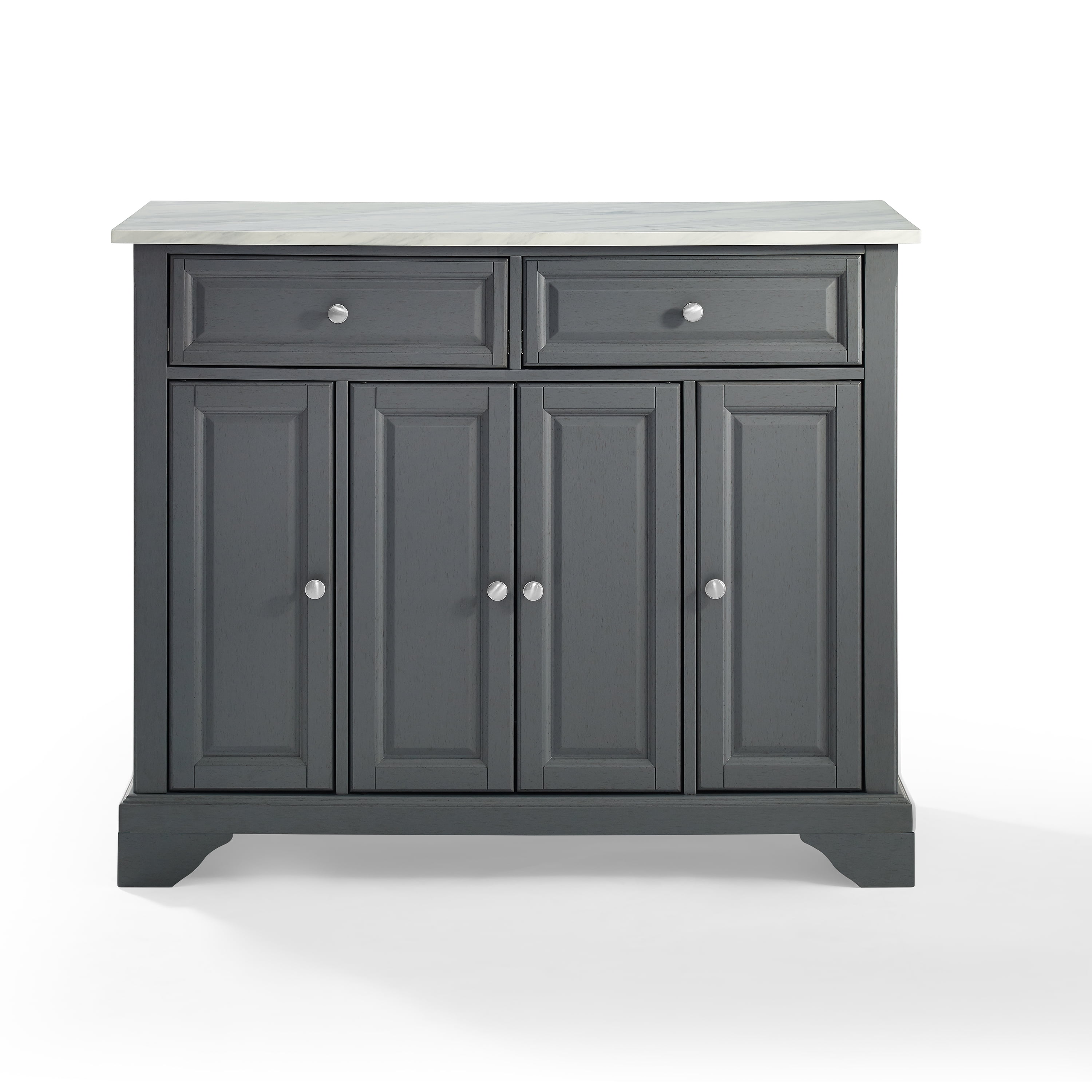 Avery Kitchen Island Gray