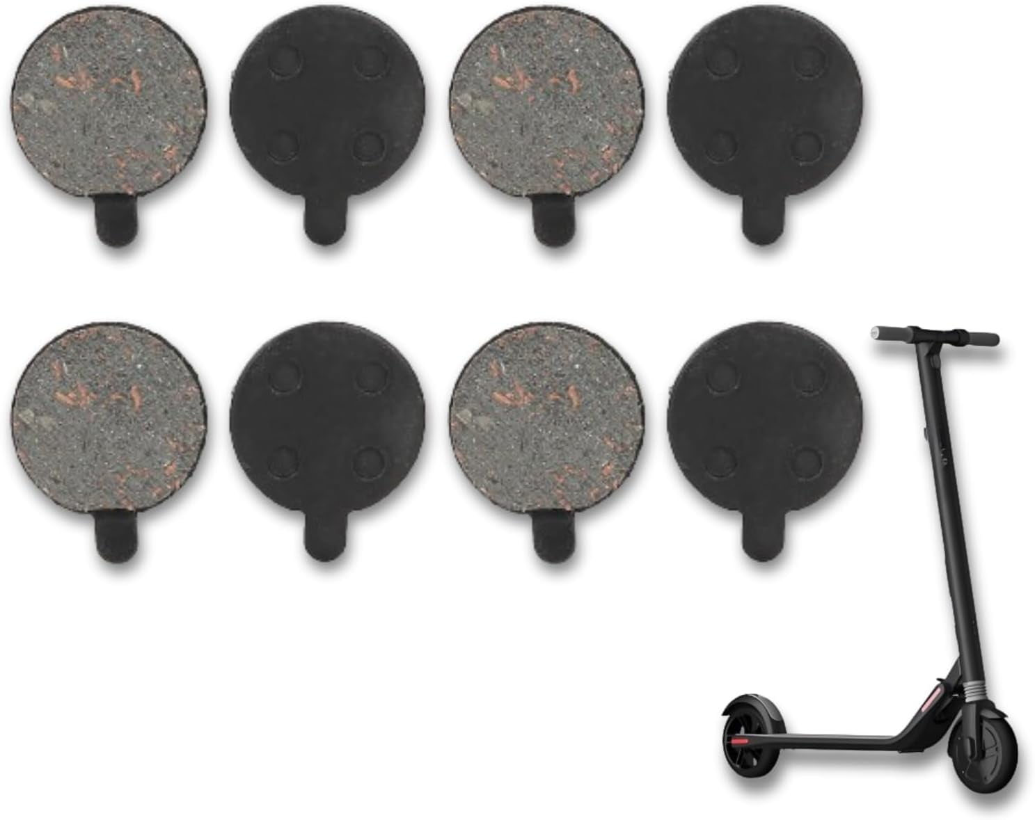Kit De 6 Plaquettes De Frein Semi-Métalliques Stalora – Universelles Pour Trottinette Électrique Et VTT, Silencieuses Et Résistantes