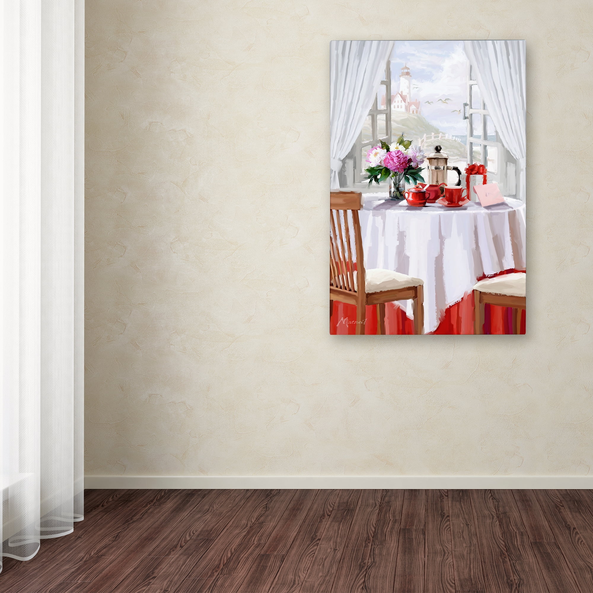 Trademark Fine Art 'Coffee Shop' Canvas Art by The Macneil Studio