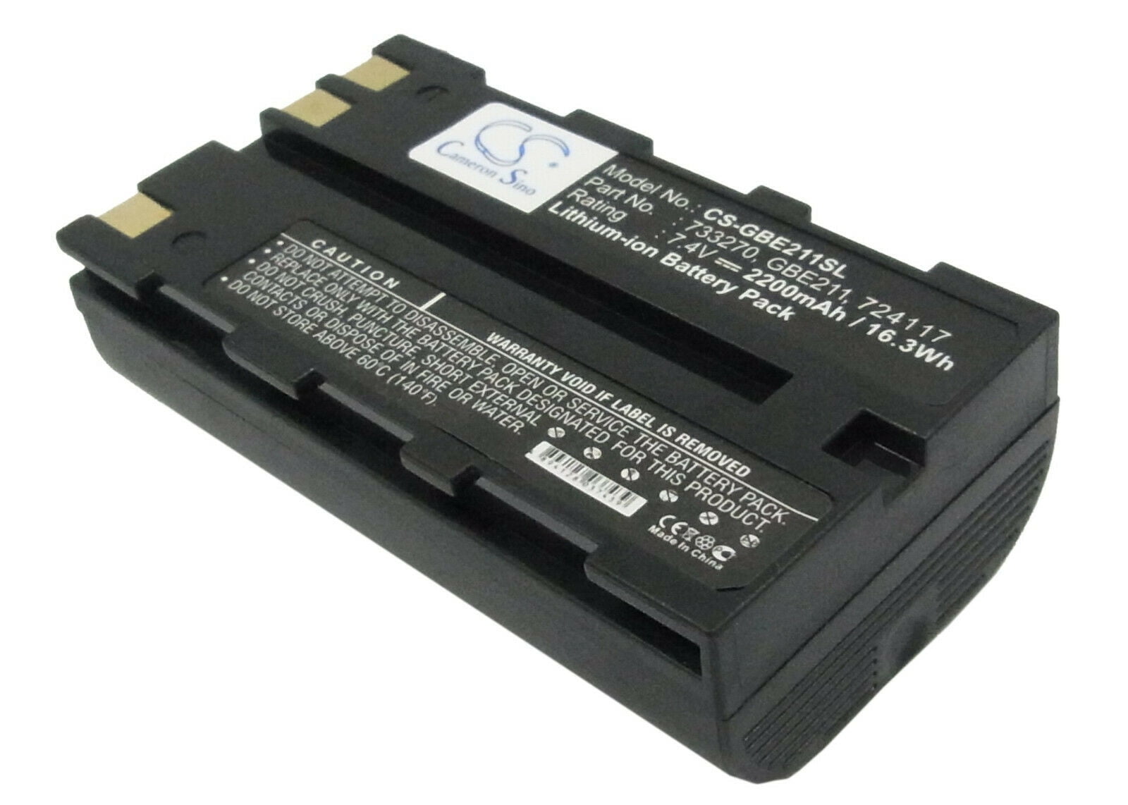 Battery Replacement for 733269 733270 772806 GBE211 GBE221 GEB211 GEB212 GEB90 Record