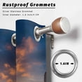 thumbnail image 2 of Outdoor Curtains for Patio Waterproof, Beach Reef Outdoor Privacy Panels Grommet, Beach Sunset Ocean Waves Natural Scenery Blackout Outside Curtains for Porch/Cabana/Pergola/Gazebo 54"x84", 1 Panel, 2 of 8