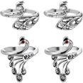 thumbnail image 2 of Juego de 4 accesorios de ganchillo ajustables para abrir con los dedos para tejer a mano, 2 of 5