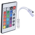 thumbnail image 4 of Atenuador Remoto IR De 24 Teclas, Ajuste De Longitud Del Controlador Para Tira De Luz Suave Para Fuente De Luz Puntual Para Lámpara De Bañador De Pared, 4 of 7