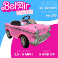 Kid Motorz Chevy Bel Air 12Volt BatteryPowered RideOn, Pink