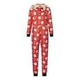 thumbnail image 5 of Nituyy Matching Family Christmas Parent-child Pajamas Set Cartoon Plaid Sleepwear Homewear Set, 5 of 10