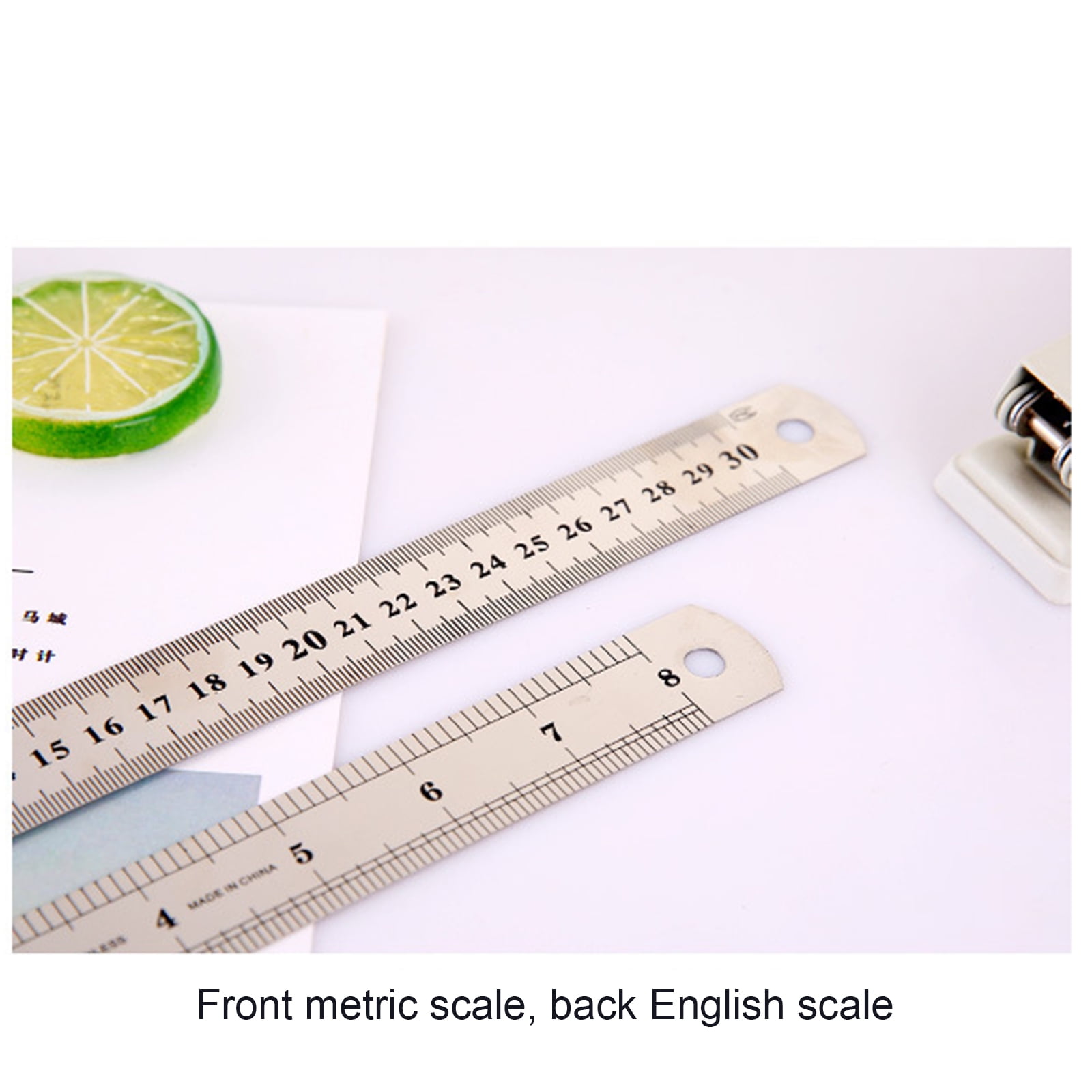 1pcs Straightedge Double Side Scale Metal Ruler High Quality Stainless  Steel Woodworking Drawing Measuring Tools 0-15/25/30mm