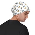 thumbnail image 4 of Xecao Farm Roosters Print Beanie Knitted Hat for Men Women, Winter Fashion Knit Cuffed Caps Unisex, 4 of 7