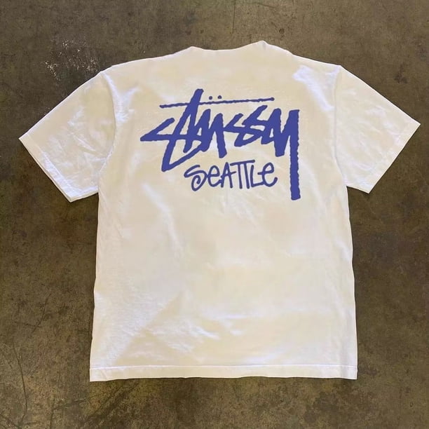 100% algodón puro pesado 320g diseño de nicho de hiphop americano impreso camiseta de manga corta con top suelto