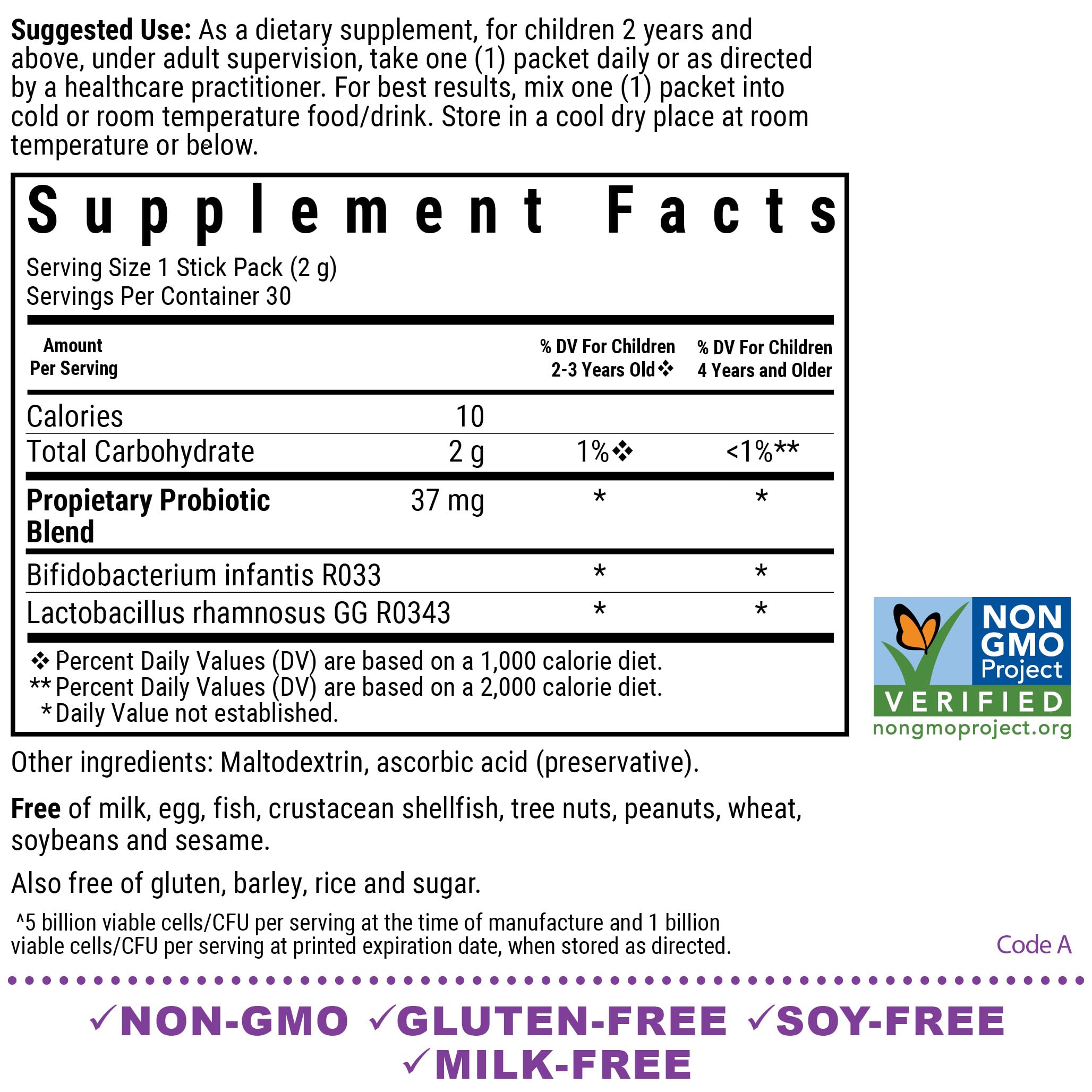 Bluebonnet Rainforest Animalz Kids Probiotic 5 Billion CFU^ Gut Health & Immunity* 30 Days