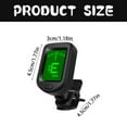 thumbnail image 3 of Rechargeable Guitar Tuner, Guitar Tuner Clip on Tuner Digital Electronic Tuner Acoustic with Lcd Display for Guitar Violin Ukulele Beginner Black, 1 Rechargeable Guitar Tuner, 3 of 8