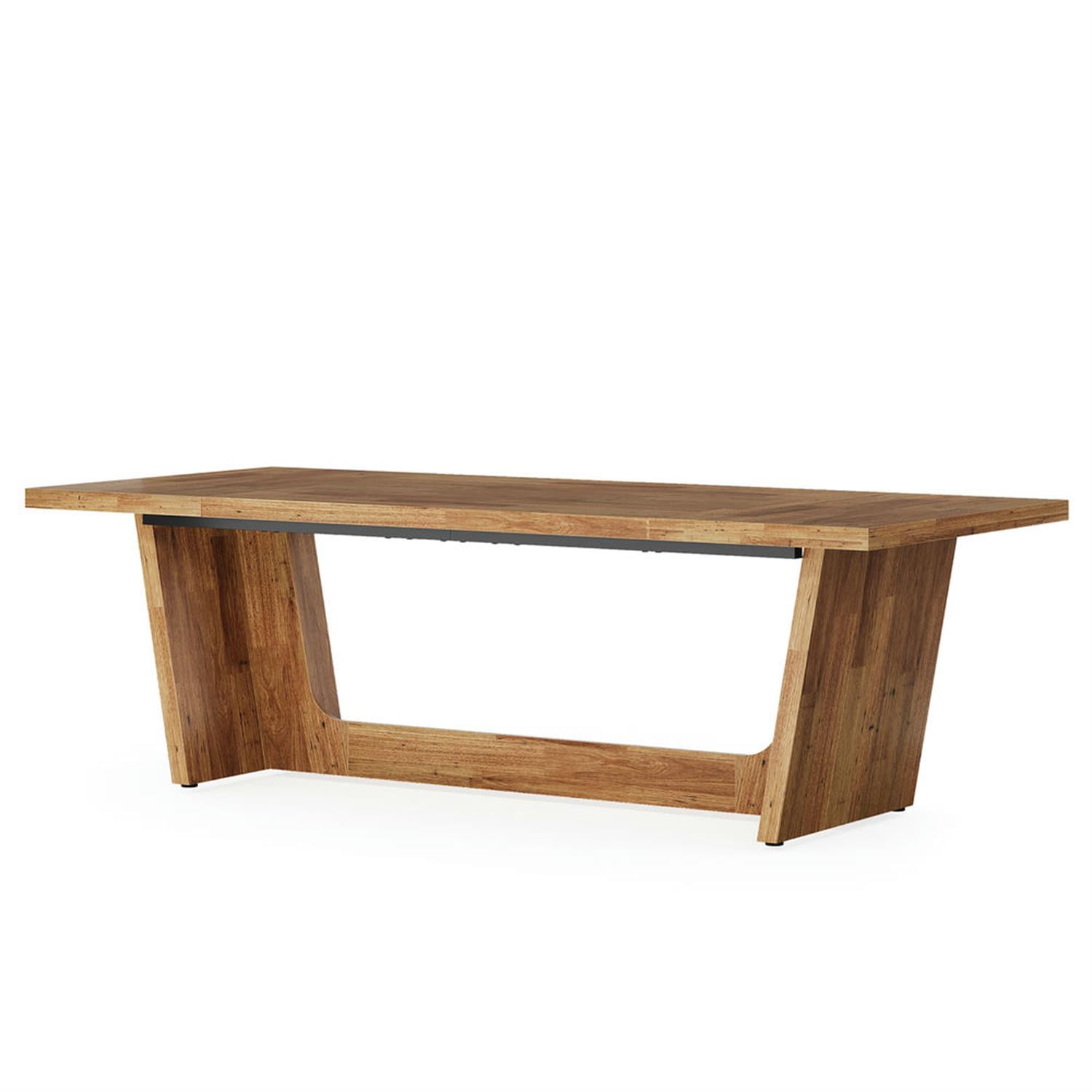 Demi Bonn 70" Wood Executive Computer Desk, Modern Duty Study Writing Gaming Table for Home Office, Walnut