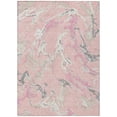 thumbnail image 3 of Addison Rugs Machine Washable Indoor/ Outdoor Modern Wave Chantille Rug Pink - 8' x 10', 3 of 5