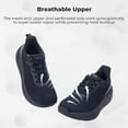 thumbnail image 6 of MAYKX Women’s Wide Toe Box Walking Shoes with Orthotic Arch Support for Plantar Fasciitis Relief，Comfortable Tennis Sneakers, 6 of 7