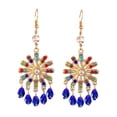 thumbnail image 3 of Xihbxyly Pendientes Étnicos, Joyas Navideñas Deslumbrantes, Pendientes Colgantes Únicos y Brillantes, Accesorios Navideños Llamativos, Regalo Perfecto para Tus Seres Queridos, Elegante Declaración de, 3 of 5