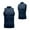 Navy, variant on WWV Workout Tank Tops for Men Sleeveless Mock Neck Solid Color Blouse Summer Leisure Slim Fit Athletic Tops Black L
