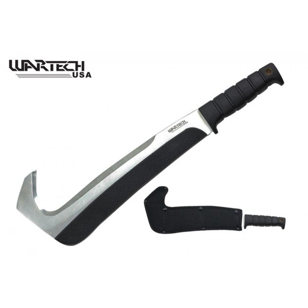 Bill Hook Machete Wartech 18" Overall Heavy Duty Tactical Survival