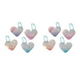 thumbnail image 4 of Injueey Llavero de 4 Uds., colgador de llavero de doble cara, soporte en forma de corazón, accesorio para llaves, billetera, teléfono móvil, 5x4.1x1 cm 1 2piezas, 4 of 6