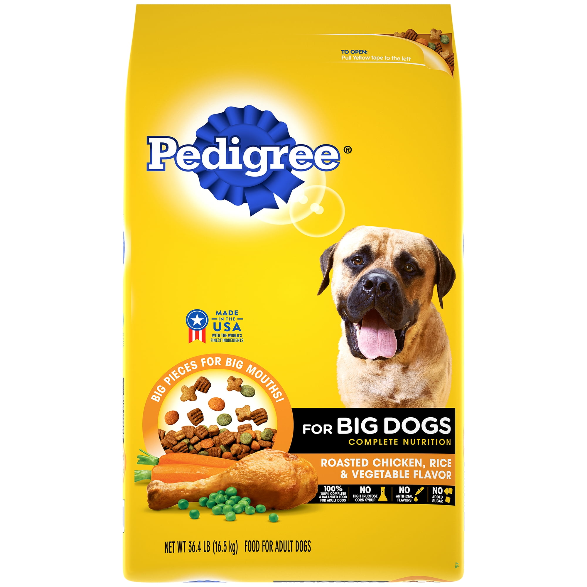 PEDIGREE For Big Dogs Adult Complete Nutrition Large Breed Dry Dog Food ...