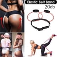 thumbnail image 3 of yingyy Fitness Resistance Bands Muscle Waist Belt Resistance Bands Muscle Waist Belt Adjustable Workout Loop Elastic Muscles Trainer, 3 of 6