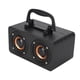thumbnail image 2 of FT-4002 Altavoz retro inalámbrico portátil de madera con Bluetooth, USB, FM, para exteriores, con asa, 2 of 8