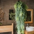 thumbnail image 5 of Faux Artificial Asparagus Setaceus Hanging Fern Plant, 5 of 9