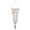 thumbnail image 5 of Unique Bargains Cat Window Perch Handwoven Cat Swing Cat Window Hammock Hang on Wall Bed for Sleeping and Playing Cat Perch without Cushion White 13.78 in, 5 of 7