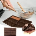thumbnail image 2 of Rectangular Silicone Baking Mould, Food Grade, Lozenge Shapes, Non-stick & Easy Clean, for DIY Kitchen Treats, 2 of 8