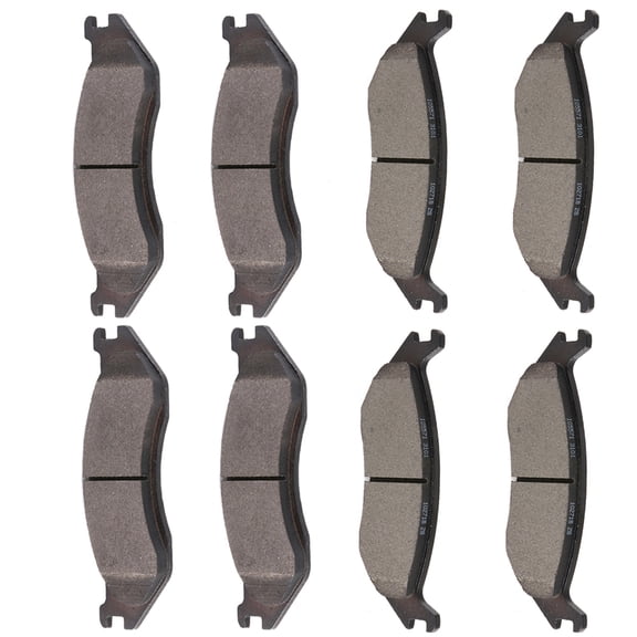 ECCPP 8PCS Semi-Metallic Disc Brake Pads Kit Fits 2004-2006 for Dodge Durango 3.7L 2002-2005 for Dodge Ram 1500 4.7L Front and Rear