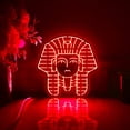 thumbnail image 5 of Egyptian Pharaoh Led Light Box, Dimmable Neon-Like Light Signs USB Power for Wall Decor Bedroom Decoration, RGB Light (WxH) 11"x11", 5 of 5