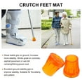 thumbnail image 4 of HLONK 4 Pcs Crutch Non-Slip Walker Leg Mat Feet Pad Cover Foot Tips Wubber Replacement Caps, 4 of 6