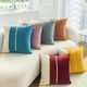 thumbnail image 5 of Advancent Funda de almohada para sofá y silla, funda de cojín con costuras, funda de almohada para oficina, dormitorio, hogar, sala de estar, Hotel, Decoración del hogar Verde oscuro Advancent HA078702-07, 5 of 6
