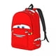 thumbnail image 4 of Custom Happy Cars Lightning McQueen Canvas Backpack for Boys Girl Cartoon School College Travel Bags Bookbag Fits 15 Inch Laptop, 4 of 5