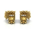 thumbnail image 2 of 1.1 TCW Solid 18 Kt Gold SI Clarity HI Color Diamond Stud Earrings, 2 of 3