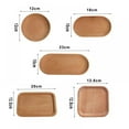 thumbnail image 3 of CNKOO Wooden Serving Tray Table Plate Snacks Food Storage Organizer, 3 of 8