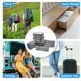 thumbnail image 4 of Unique Bargains 8 Pcs Zipper Design Packing Cube Set for Luggage Gray, 4 of 5