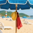 thumbnail image 1 of Beach Umbrella Hooks For Pole Mounted Towel Holder Sand Hanging Solution, 1 of 3