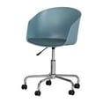 thumbnail image 2 of South Shore Flam Scandinavian Dining Chairs - Set of 2 Blue and Gold, 2 of 10