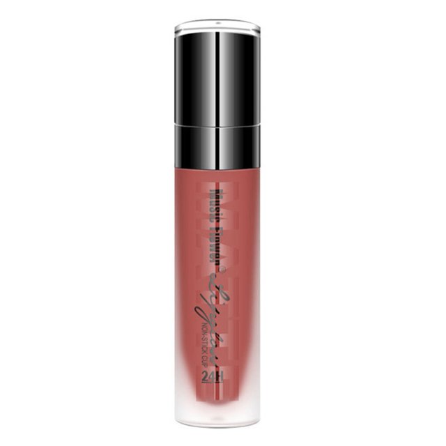 Lápiz labial resistente al agua, maquillaje de labios hidratante, brillo de labios líquido no pegajoso de larga duración #12
