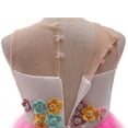 thumbnail image 2 of Robe de Princesse de Fête Licorne pour Fille, Tulle Arc-en-Ciel, Longue, Robe de Mariée, Vêtements d'Anniversaire pour Enfants avec Accessoires, 2 of 5