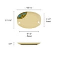 thumbnail image 2 of Excellante Wei melamine dinnerware collection 8" x 5 3/4" teriyaki tray, comes in dozen, 2 of 4